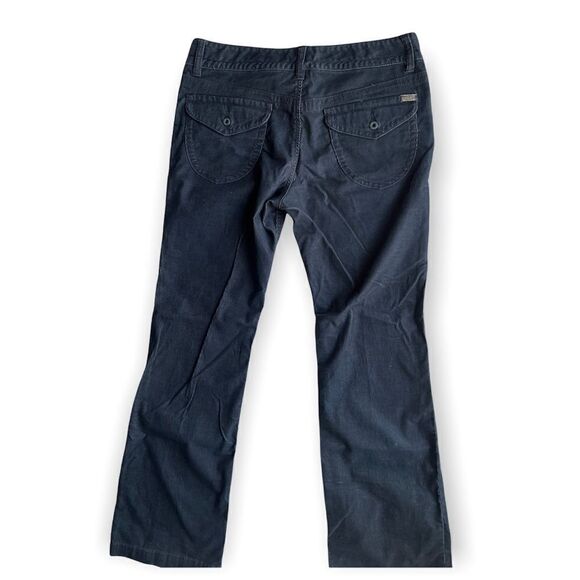 Polo Ralph Lauren Denim - Polo Jeans Ralph Lauren Kelly Black Corduroy Mid Rise Bootcut Jeans sz 12